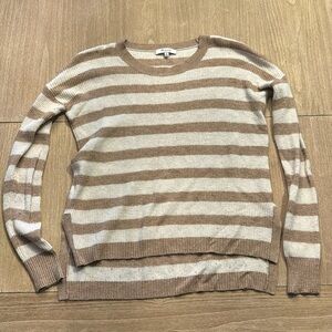 Brown striped sweater madewell